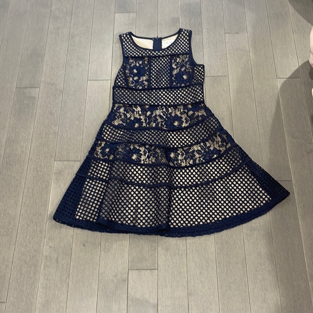 Navy Flower dress